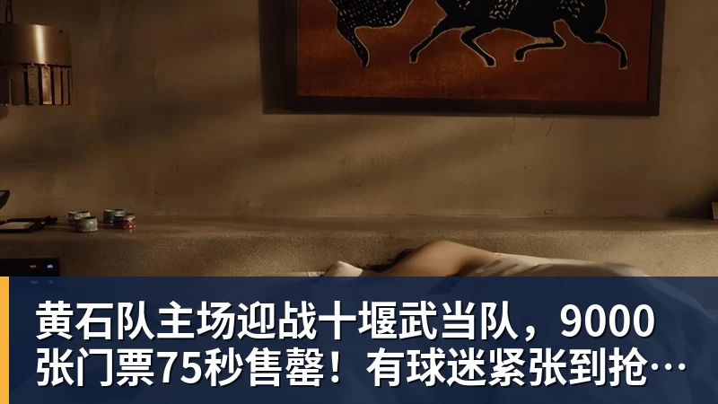 黄石队主场迎战十堰武当队，9000张门票75秒售罄！有球迷紧张到抢到外地门票