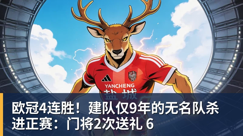 欧冠4连胜！建队仅9年的无名队杀进正赛：门将2次送礼 6